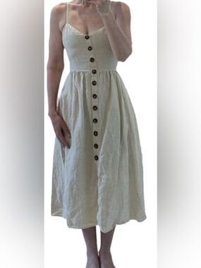 zimmermann matchmaker rose linen mini dress Zimmermann Matchmaker Rose Mini Dress main image 1